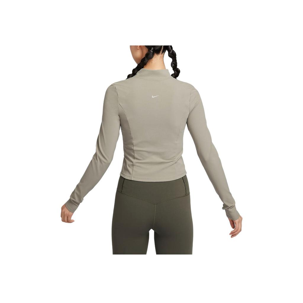 Nike Zenvy Air Series Dri-FIT Schnelltrocknend Durchgehender Reißverschluss Langarm Kapuzenpullover Damen Hoodies Hellarmeegrün FV7424320