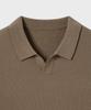 NONBLANK Cool Touch Half Sleeve Collar Knit_Mocha