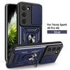 For Tecno Spark 40 Pro Case Tecno Spark 40 Pro Cover Magnetic Ring Holder Armor Phone Case Slide Camera Protect Back Cover