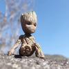 Adorável Figura do Groot Modelo de Bebê Fofo Decoração de Mesa Única de Guardiões da Galáxia