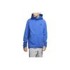 Sportovní bunda s kapucí Tech Fleece Knit Panel Pánská svrchní vrstva Modrá 928484-480
