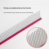 New Arrival De-Shedding Rake: Wide Handle Stainless Steel Pet Comb for Hair Removal