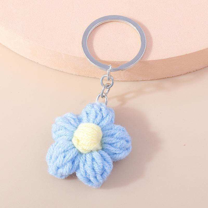 Lovely Handmade Bee Keychain Animal Key Ring Pendants for Women Girls Handbag Decor DIY Kid's Jewelry Gifts