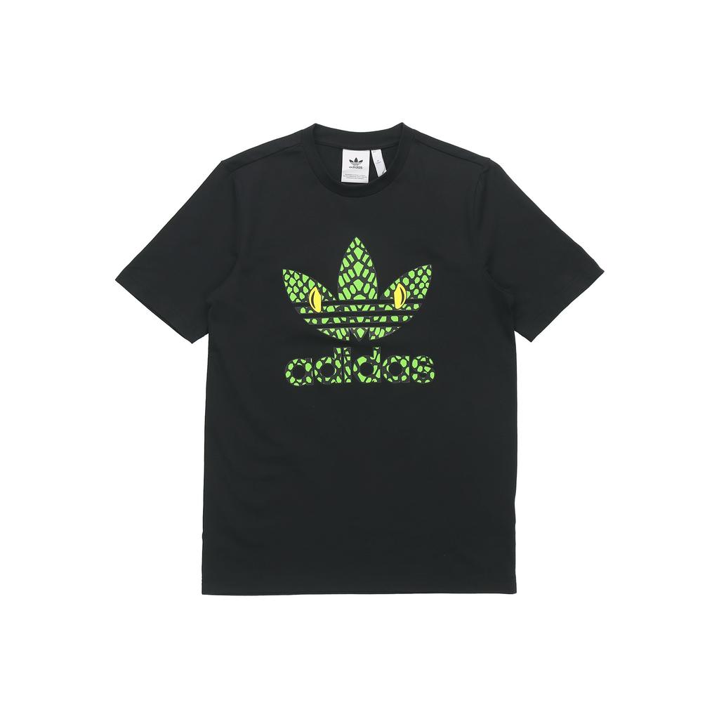 adidas Originals Logo T-shirt met korte mouwen Heren Tops Zwart GP7196