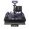 8 In 1 Heat Press Machine 15x15 In 30oz Tumbler Press T-Shirts Black+Blue
