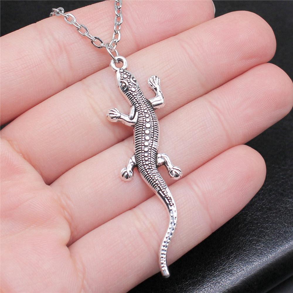 Dragon Snake Spider Gothic Pendant Antique Bronze Metal Daughter Choker Necklace Hot Sale