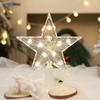 Shining Christmas Tree Top Star Five-pointed Star Christmas Tree Ornaments LED Stars  New Year