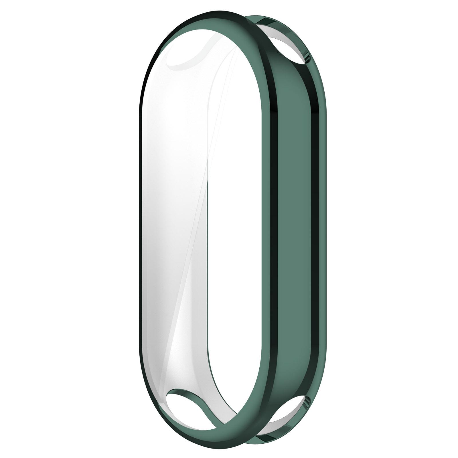 

Case for Xiaomi Mi Band 9 Screen Protector Case Soft TPU All-Around Protective Bumper Cover Accessories for MiBand 9 Shell for Mi Band 9 зелений