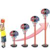Kids Children Portable Basketball Hoops Set Stands Adjustable Height with Inflator Toys Outdoor Summer Garden