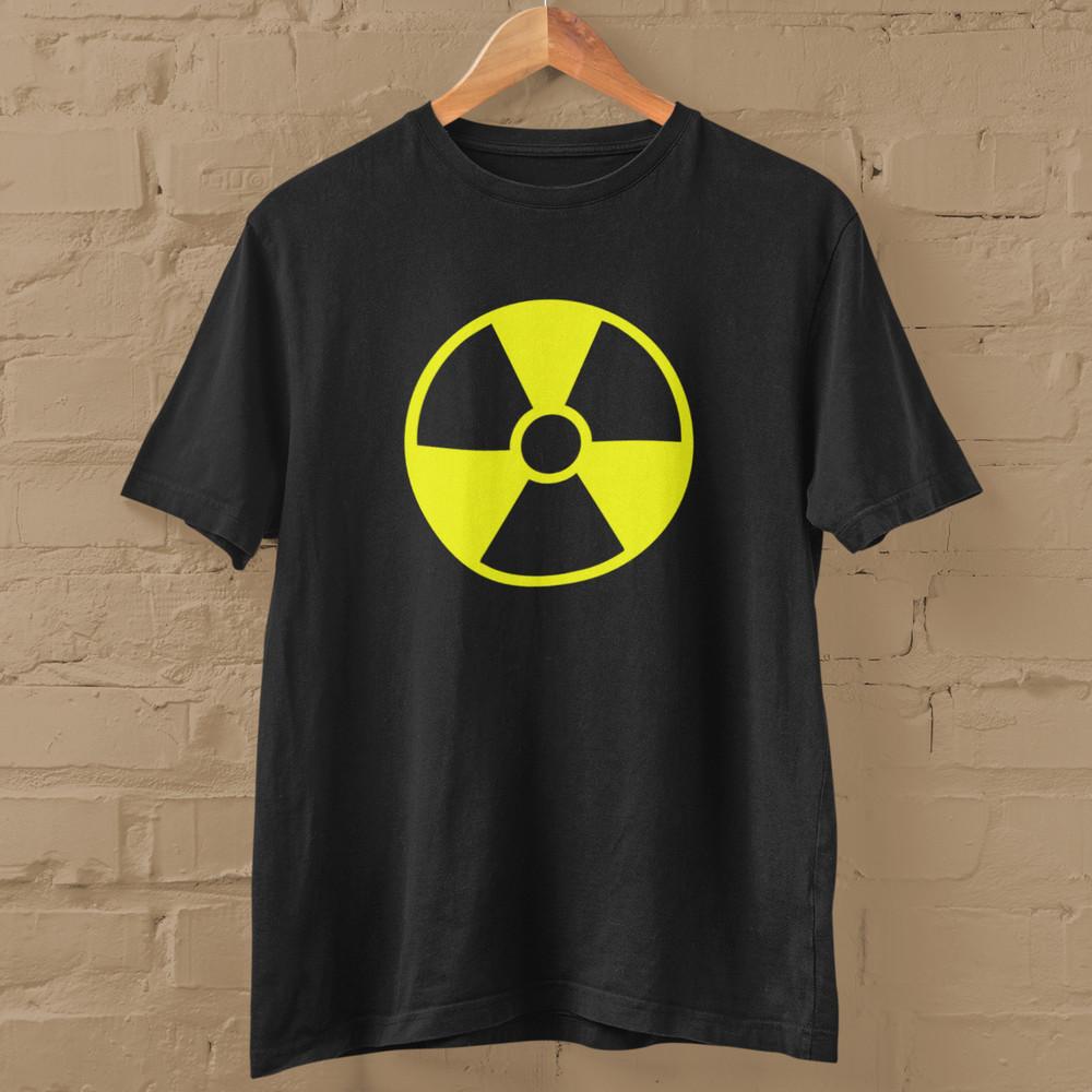 RADIOACTIVE SYMBOL T-SHIRT (Nuclear war fallout sign game science oppenheimer) Unisex T-Shirt