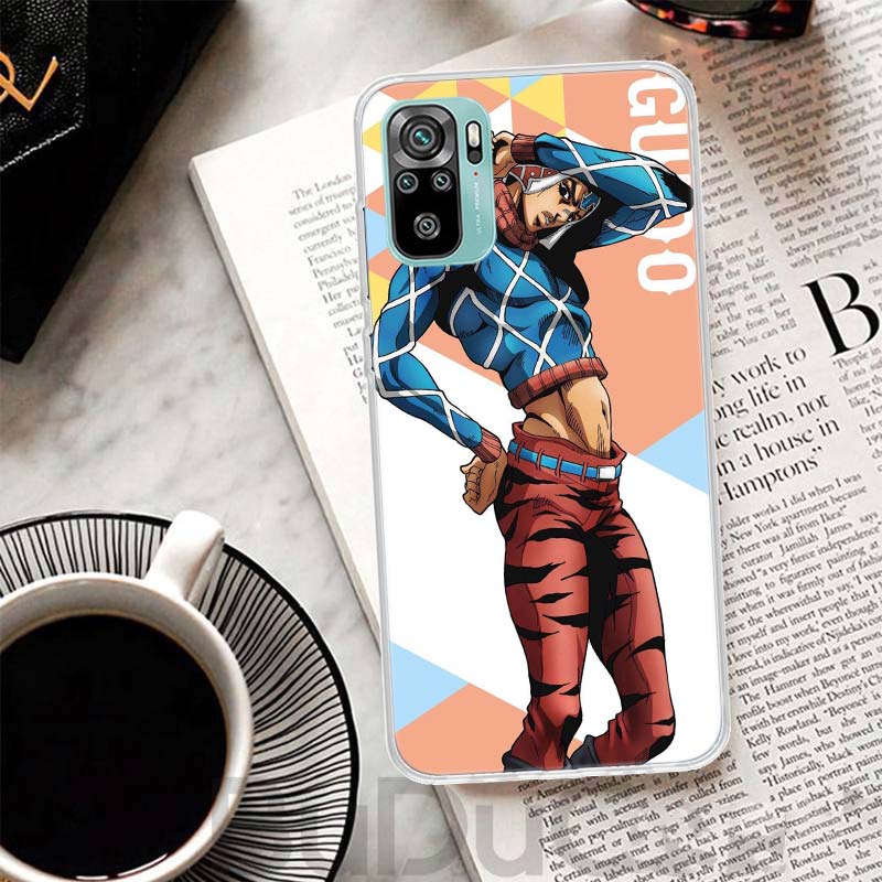 JoJo Adventure Guido Mista Cover For Xiaomi Redmi Note 14 13 12S 12 11 Pro Plus Phone Case 11S 10S 10 11E 11T + 9S 9 Print Coque