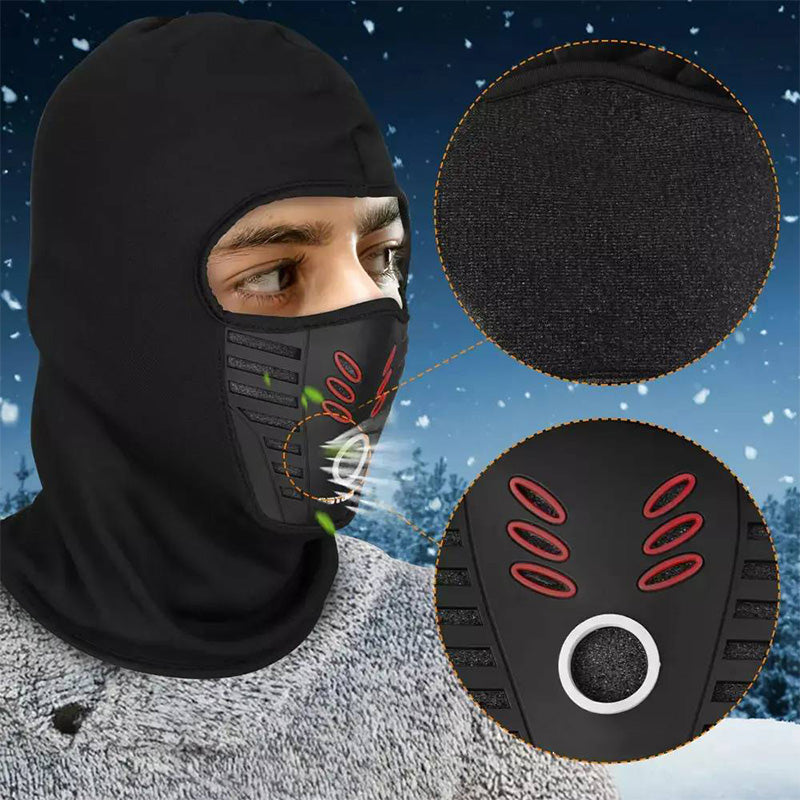 Men Women Cold-Proof Thermal Scarf Winter Ski Hat Balaclava Full Face Mask Ski Cycling Hunting Head Neck Cover Helmet Liner Cap