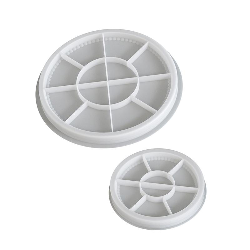 Multipurpose Large Round Plate Shaped Silicone Tray Adds Warmth Portable For Home Gatherings And Coffee Shop Displays