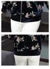 Women's Casual Gold Velvet Baseball Jacket - Korean Style, Loose Fit, Long Sleeve. Perfect for Spring & Autumn.