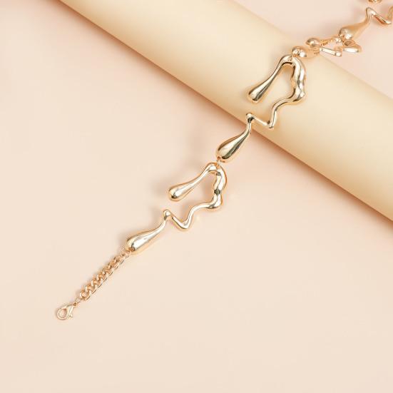 Irregular Choker Earrings Women Alloy Chunky Choker Special Shape Punk Necklace Earrings Gift for Wife Girlfriend Party Hip Hop Accessories