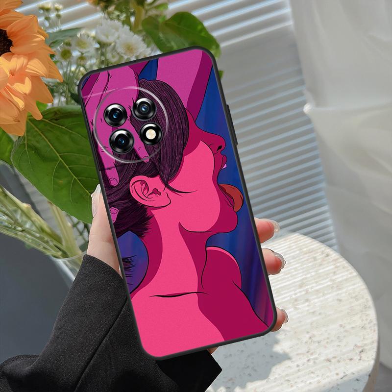 Sexy Lady Red Lips Girls Bikini Case For OnePlus 15R 15 13R 12R 10R 13 13T 12 11 10 10T 8T Nord CE 5 2 3 4 Lite N20 N30 Cover