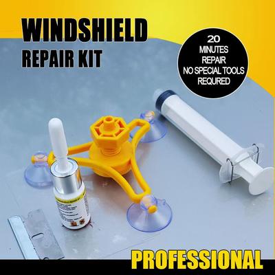 Professional Quality Windshield Repair Kit Glass Corrector Set
