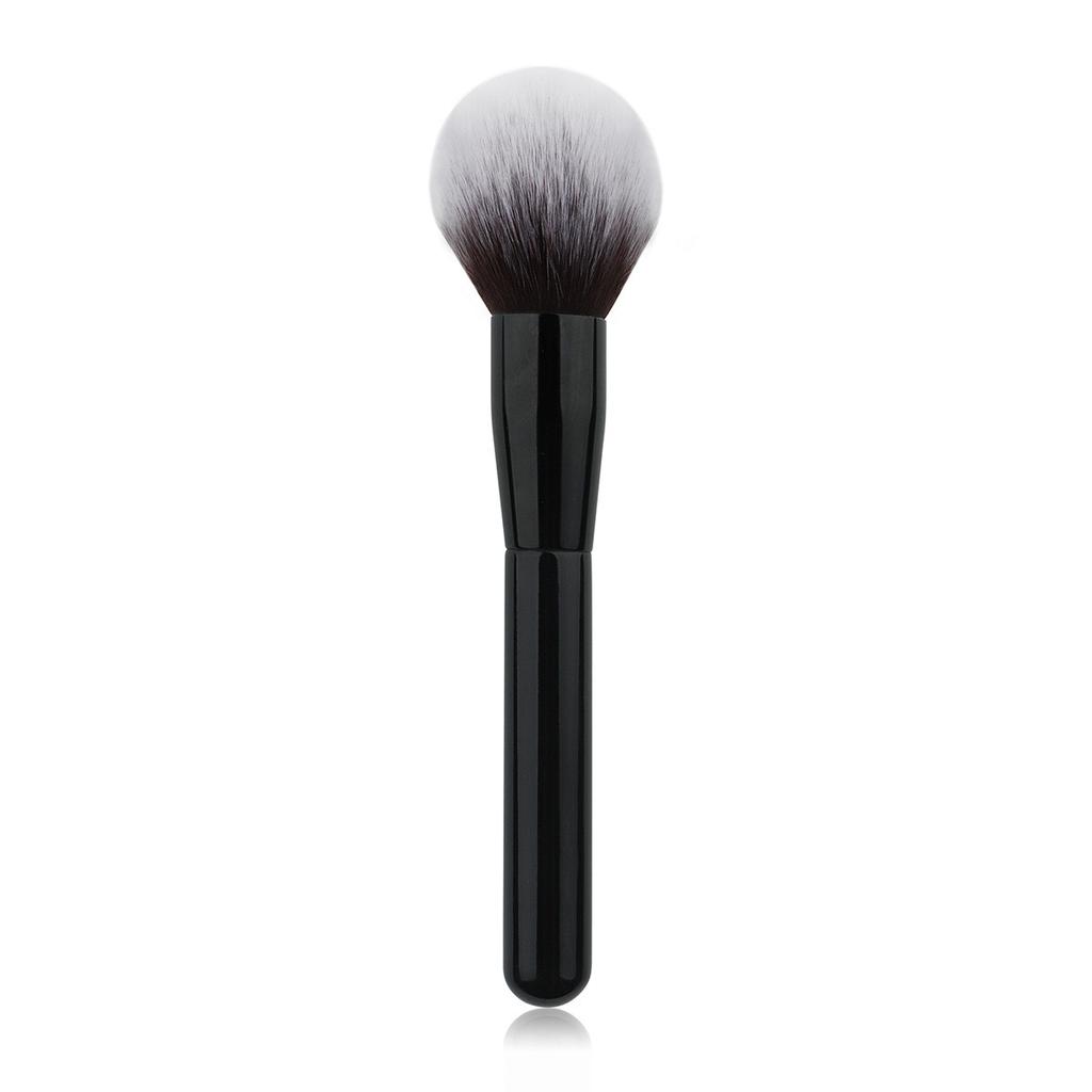 All Black Flame Shape Makeup Brush Highlight Brush Soft Loose Powder Brush Blush Brush Beauty Makeup Brush Tool