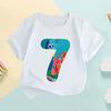 Finding Nemo Dory Cute Fish Number Print Kids T shirt Girls Clothes 1 2 3 4 5 6 7 8 9 Years Birthday Baby Boys T-Shirts,HKP2759