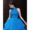 Temperament Light Wedding Dress 2025 Wedding Dress New Blue Indoor Clothing Colored Dress Women