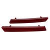 2x Červený Spodní Osvětlovací Lišta Odrážky Zadního Nárazníku Pro Cadillac XTS 2013-17 #20874085