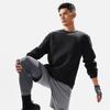 Li Ning Comfortable Casual Crew Neck Pullover Sweatshirt Men Sweatshirt Black AWDU575-1