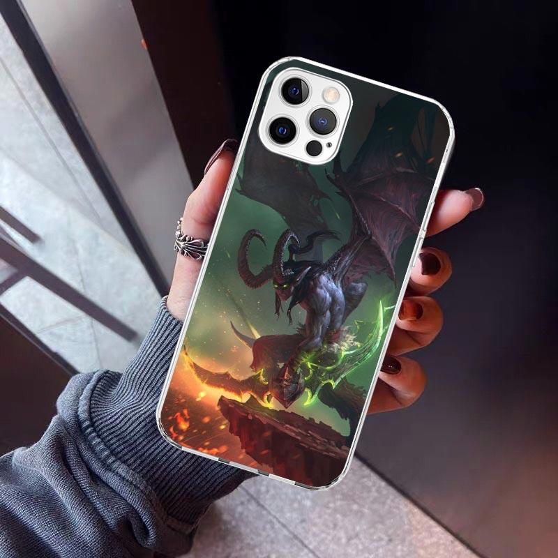 W-World Of W-Warcraft W-Wow Phone Case For iPhone 17 Air 16 15 Pro Max 14 Plus 13 Mini 12 11 Cover 7 8 SE Silicone Shell Print F