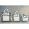 Geantă platinum cu model crocodil transfrontalier 20/25/30 cm Modă europeană și americană geantă tote portabilă cu model piatră en-gros
