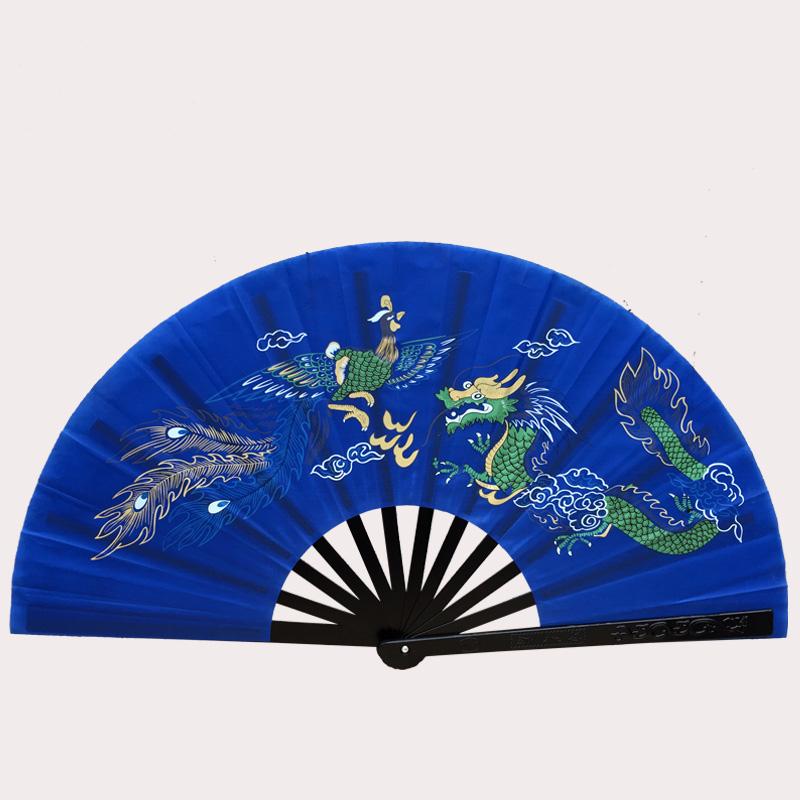 Tai Chi Kung Fu Fan Stainless Steel Alloy Fan Rib Morning Exercise Hand Abanico Chinese Martial Arts Performance Prop Ventilador