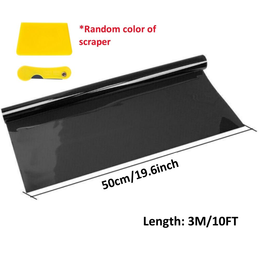 Window Tint Film VLT 15% 25% Privacy Tinted Dark Window Film Car Window Sunshade Sun Protector For Car