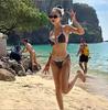 Pure Desire Polka Dot Bikini with Lace Skirt - Small Chest Support Resort Swimsuit for Women