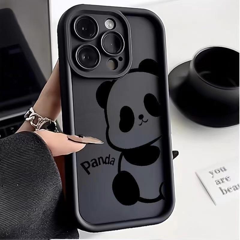 Ka Love Panda Applicable To Apple 16pro National Trend 15promax Mobile Case IPhone 14 Creative 13mini12