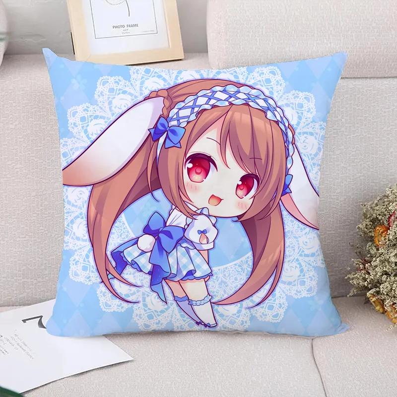 Anime Girl Pillow Cases Decorative Pillows Covers Pillowcase Cushion Cover  Sofa Cushions Pillowcases  Fall Decor Home