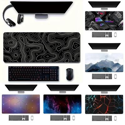 Mauspad Große Fläche Voller Shop Tastatur Maus Schreibtischunterlage Rutschfestes Gummi Gaming Büro Mäuse Desktop-Computer Laptop Maus Teppich