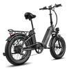 Electric Bicycle All Terrain Fafrees FF20 Polar 500W Motor 20" Fat Tire Adult Electric Bike 48V 26.8AH Shimano 7 Speed Max Load 150Kg