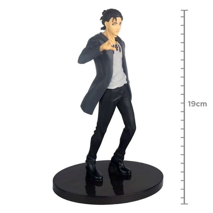 Attack on Titan The Final Season Eren Yeager & Levi Figure (Red & Blue, One Size)