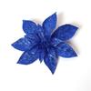Valentine's Day Christmas Decoration Gold Powder Artificial Flower 75mm Multi-color Solid Christmas Flower Wreath Accessory Shooting Prop