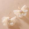 Handmade Multicolor Flower Long Earrings - European & American Holiday Style