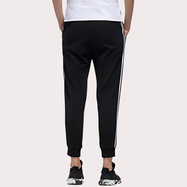 Adidas Comfort 3 Cuffed Knit Joggers Women Bottoms Black DW4604
