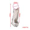 Men's Abnormal Hollow Exotic Condom Thickening Growth Penis Set Adult Couple Out Wearable Sex Toy Set Supplies