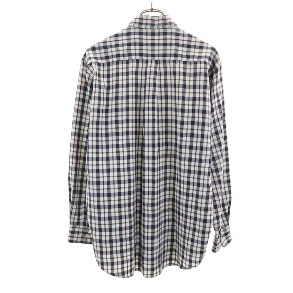 YVES SAINT LAUREN pour homme 90s Old Check Pattern Long sleeve Button down shirt Men's Used