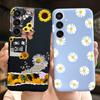 For Funda Samsung Galaxy A35 5G Case Women Fashion Girly Flower Butterfly Bumper For Samsung A35 SM-A356B Coque Silicone Soft