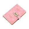 Lock Journal Safe  Waterproof Artificial PU Leather Password Lock Notebook with Pen Slot for