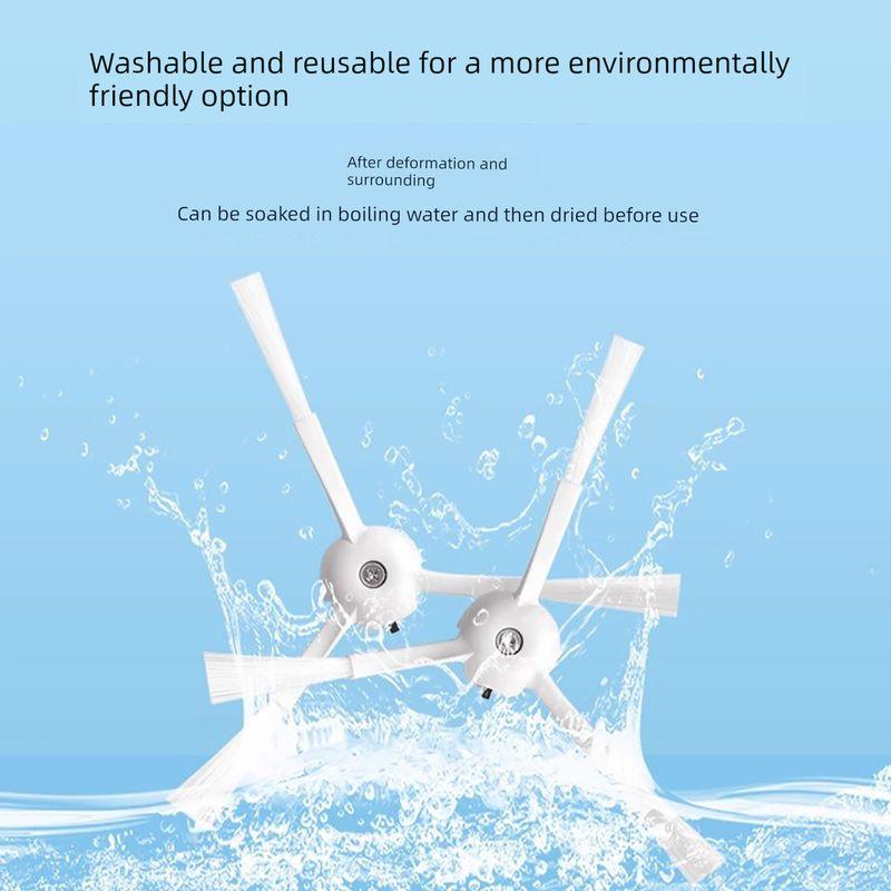 Compatible with Roborock Vacuum Cleaner Accessories P10 Pro/P10S Consumables Dust Bag Side Brush Cleaning Cloth Filter Cleaning Fluid