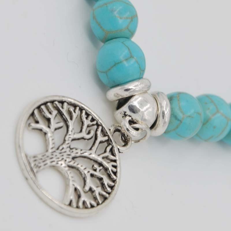 1Pcs Bohemian Turquoise Bracelets & Bangles Pendants Bracelets Women Dress Jewelry