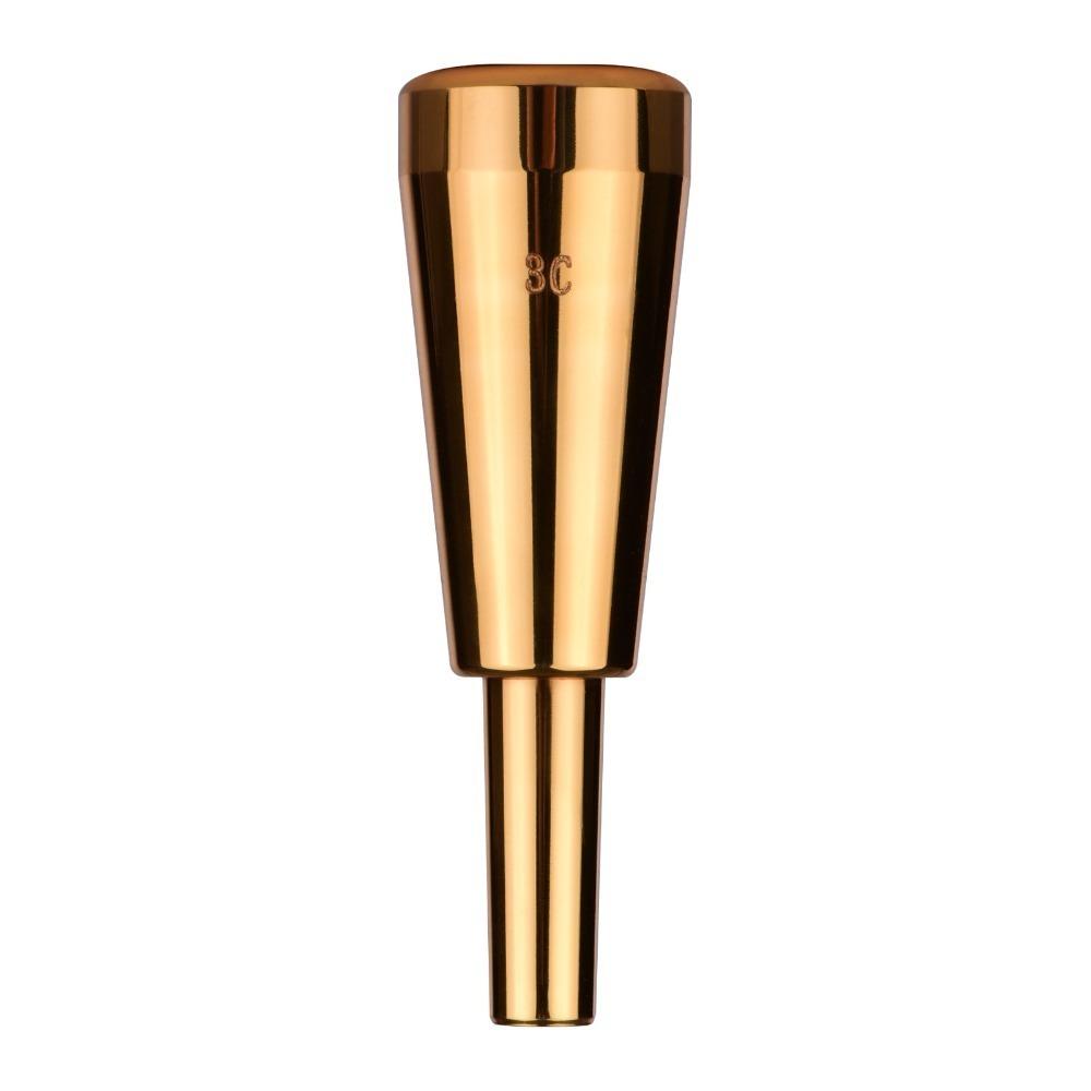 Brass Trumpet Mouthpiece Gold Color Heavy Trumpet Mouthpiece  For Standard Trumpets