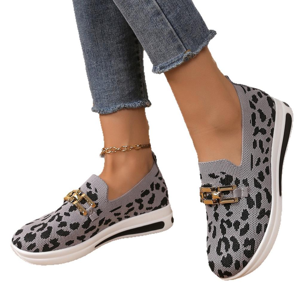 Scarpa Singola Antiscivolo e Traspirante da Donna, Scarpe Pigre a Suola Spessa
