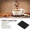 2 Pcs Set 22x15cm Coffee Tamper Mat Durable Easy Grade Rubber Coffee Powder Pad  For Barista Tools