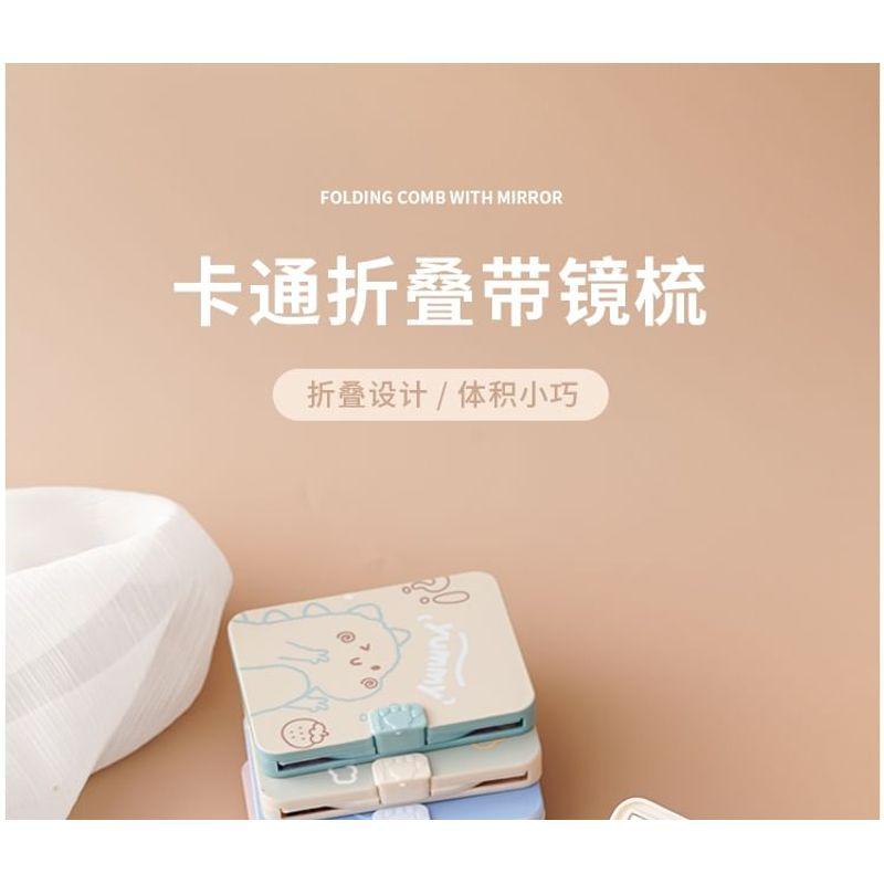 Yunikon - Animal Portable Mirror with Hair Comb