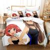 Comfortable Anime Print Duvet Cover Set With Duvet Cover And Pillowcases King Queen Twin Sizes For All Ages
